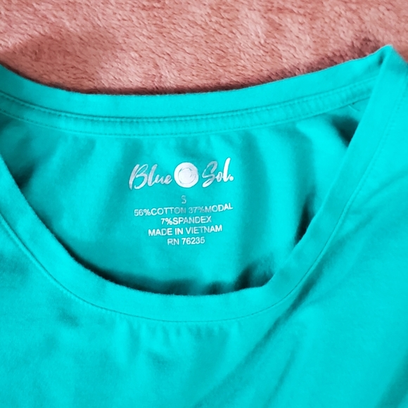 SOL'S Womens Ladies Moon Short Sleeve T-Shirt Blue Atoll - Picture 5 of 8